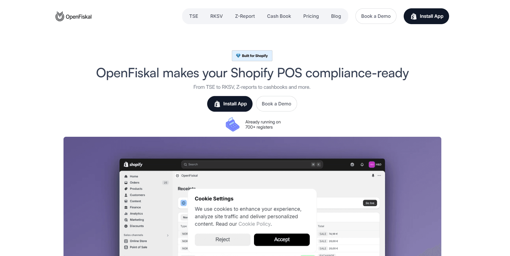 Open Fiskal (Shopify App)